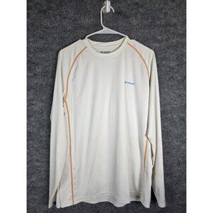 Simms SolarFlex Shirt Mens Large Long Sleeve Fishing UPF 50 Stain Resistant